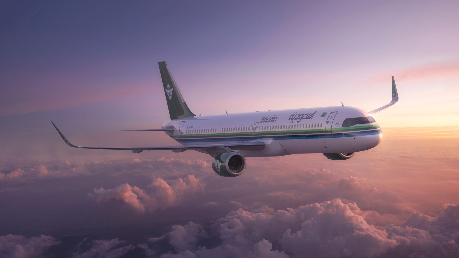 Saudia A321neo New Livery Rebrand Renders by Neutral Digital