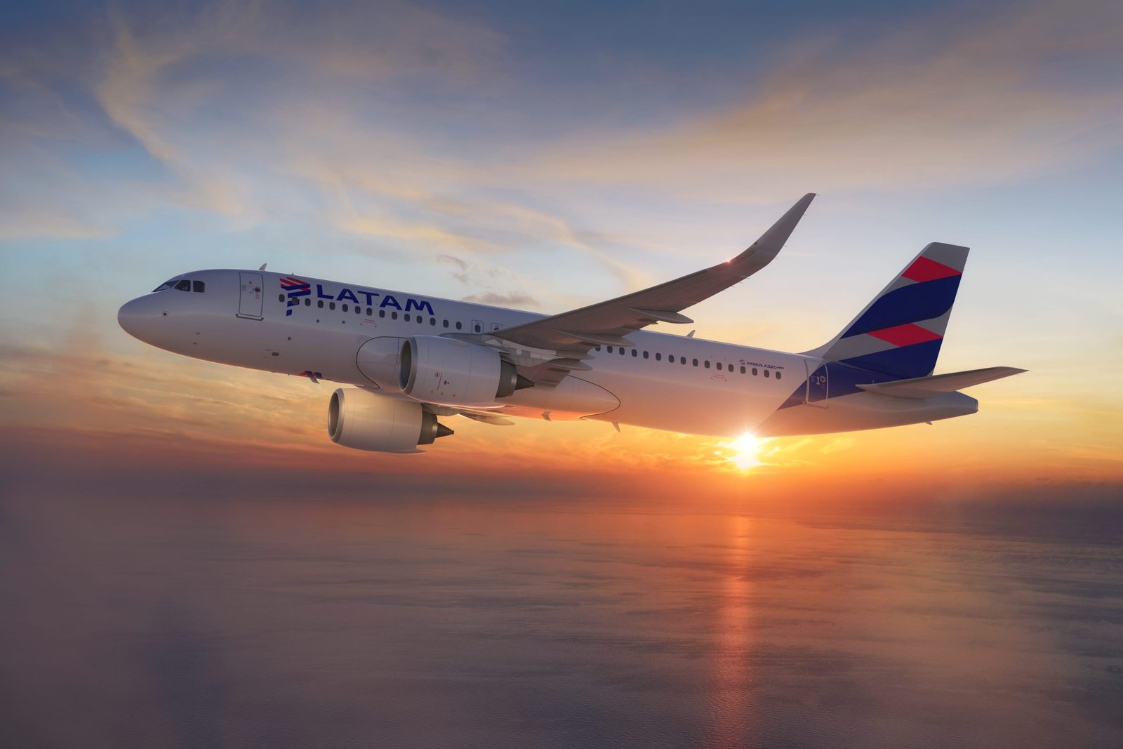 LATAM aircraft CGI by Neutral Digital – Dusk