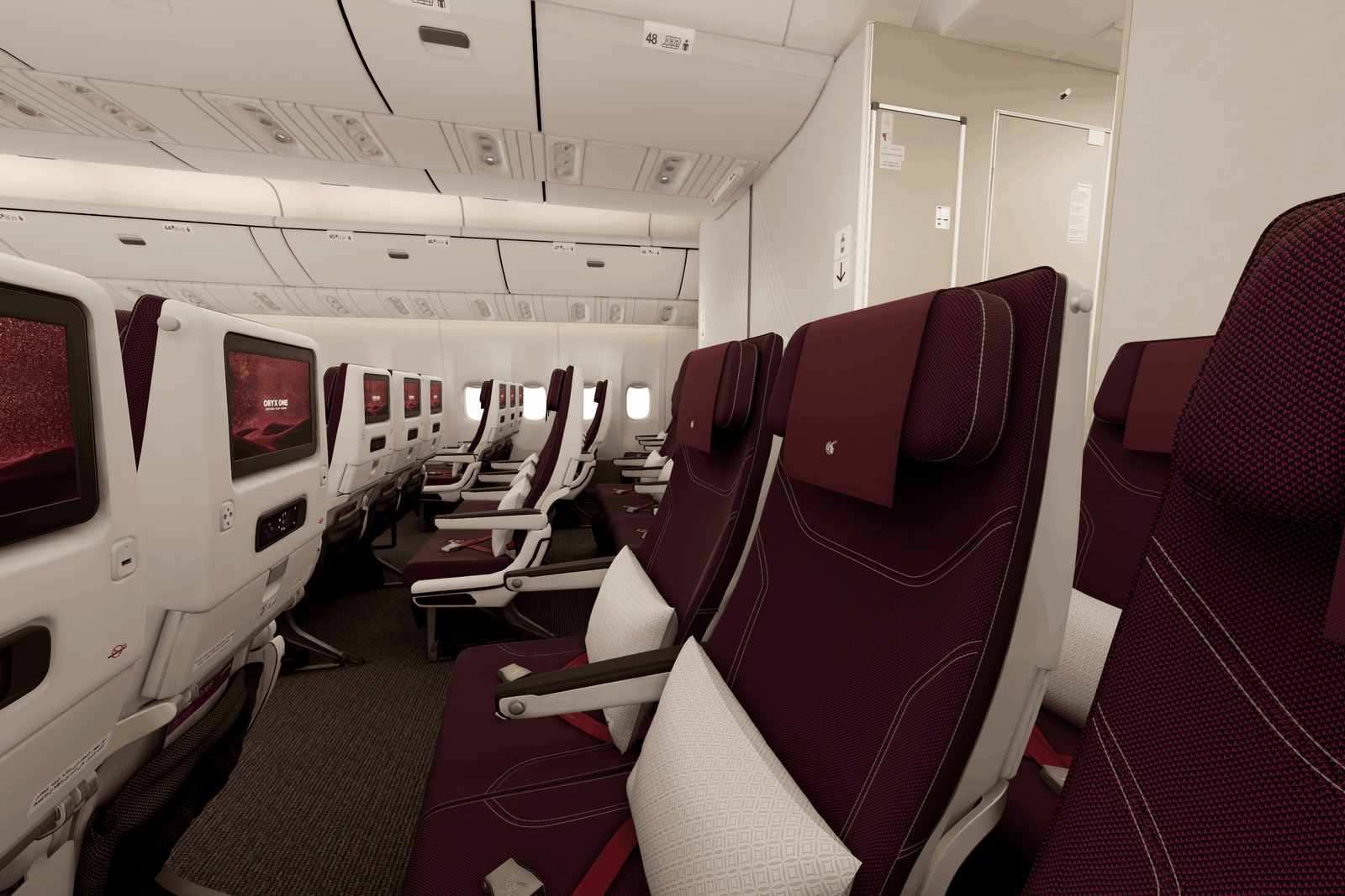 Qatar Airways Interactive Seat Viewer by Neutral Digital B777