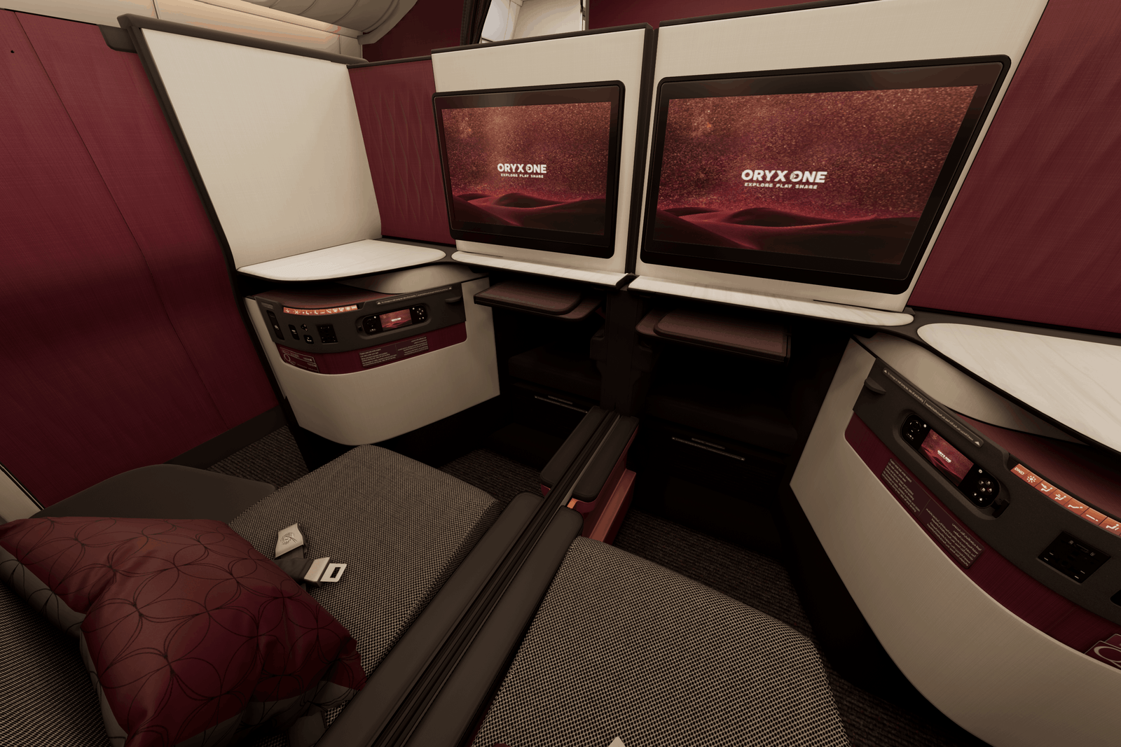 Qatar Airways Interactive Seat Viewer by Neutral Digital B777