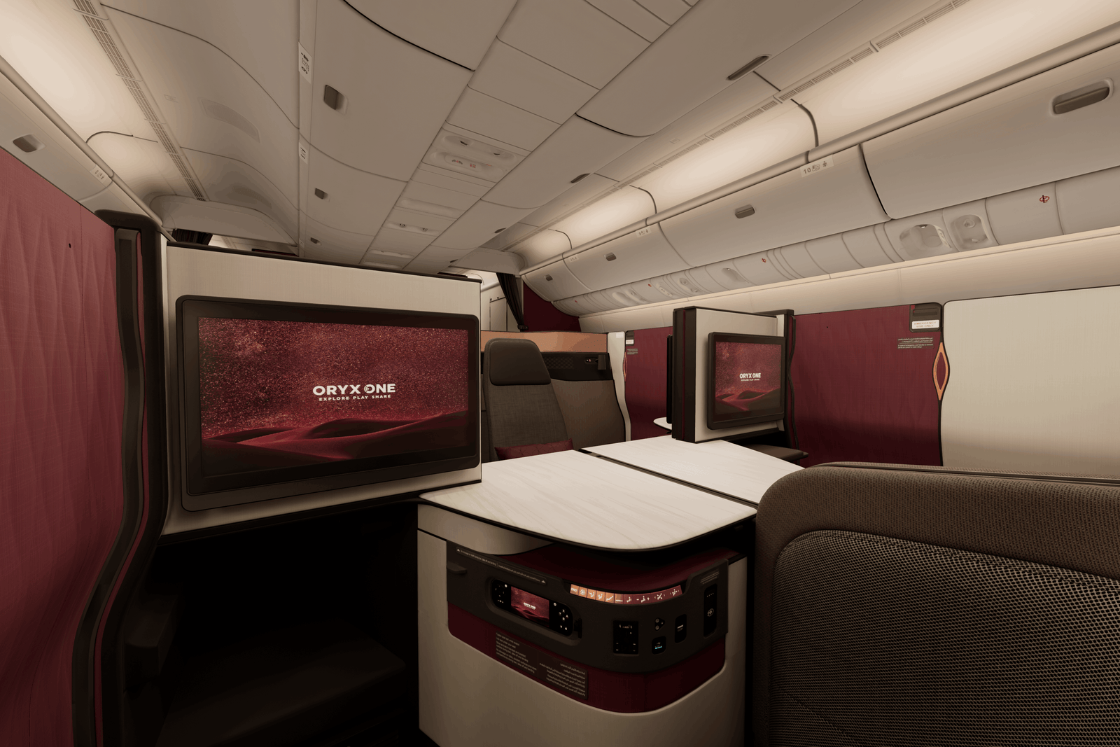 Qatar Airways Interactive Seat Viewer by Neutral Digital B777