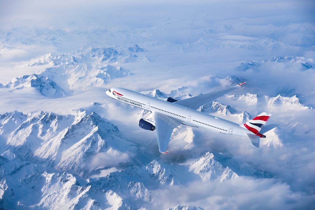 British Airways A350-1000 renders winter mountains | Aircraft Renders and CGI by Neutral Digital