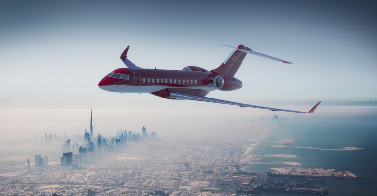 Falcon unveils Bombardier Global 6500 in CGI