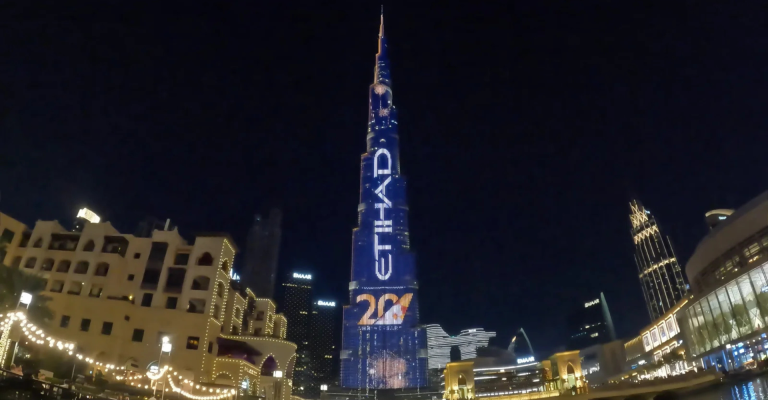 Etihad Airways: Burj Khalifa