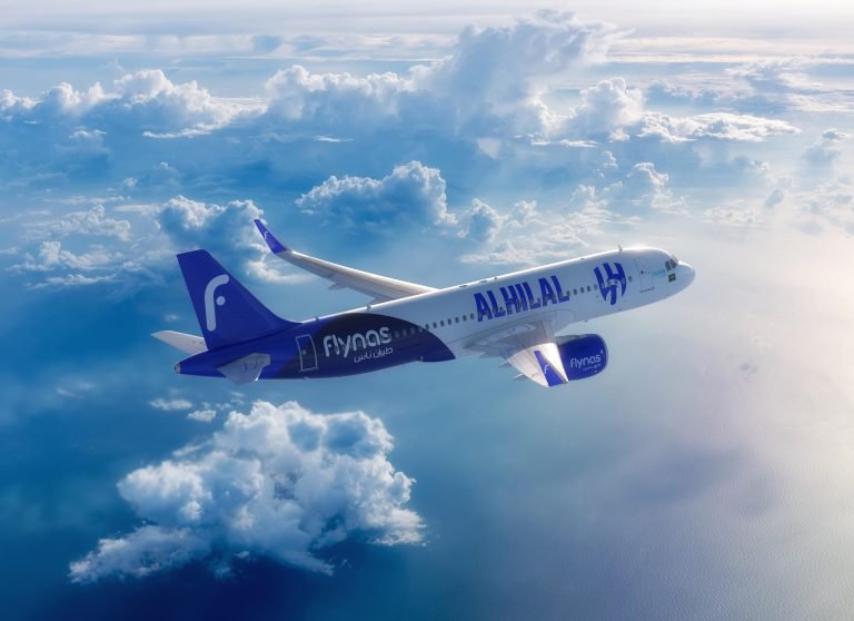 Flynas × Al Hilal: branded aircraft CGI animation
