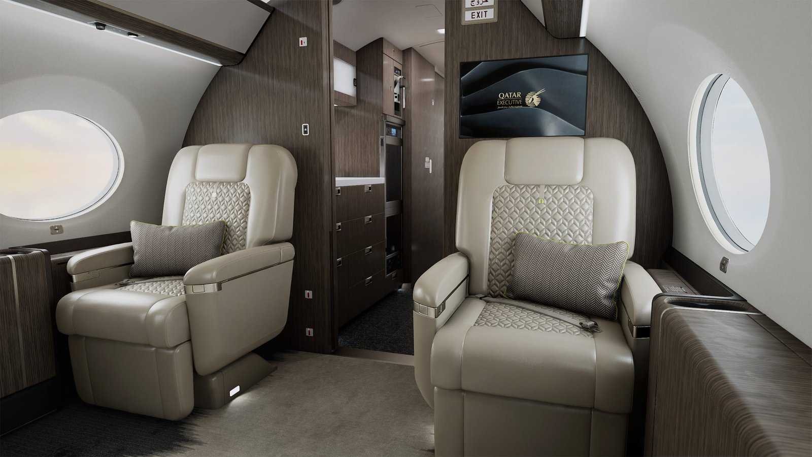 Qatar Executive immersive fleet experience by Neutral Digital – step inside the Gulfstream G700, Gulfstream G650ER and Airbus A319CJ