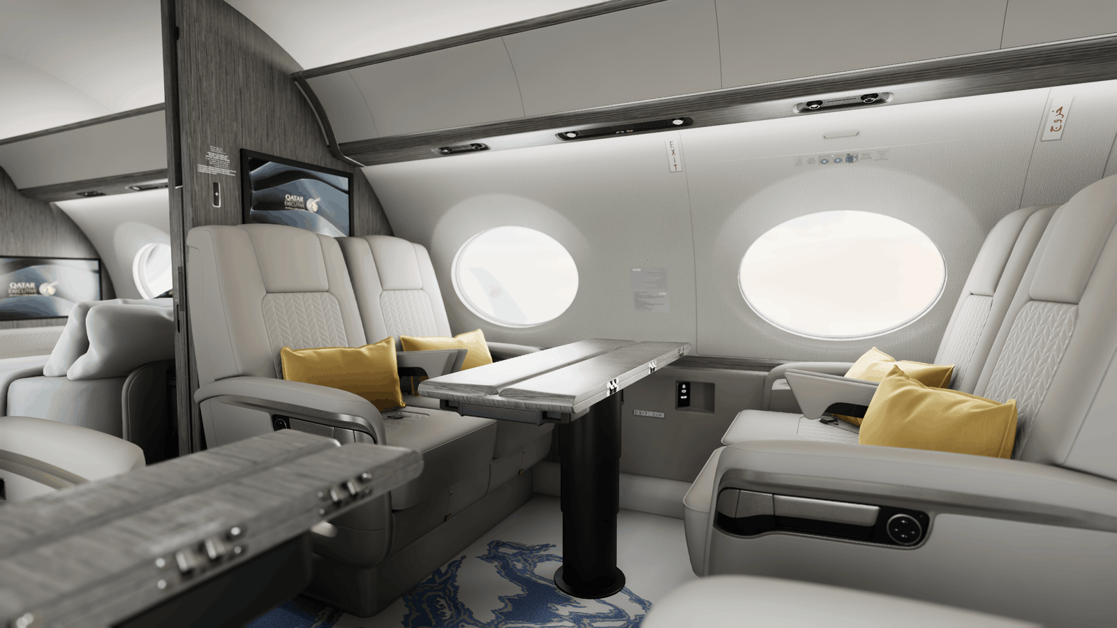 Qatar Executive immersive fleet experience by Neutral Digital – step inside the Gulfstream G700, Gulfstream G650ER and Airbus A319CJ