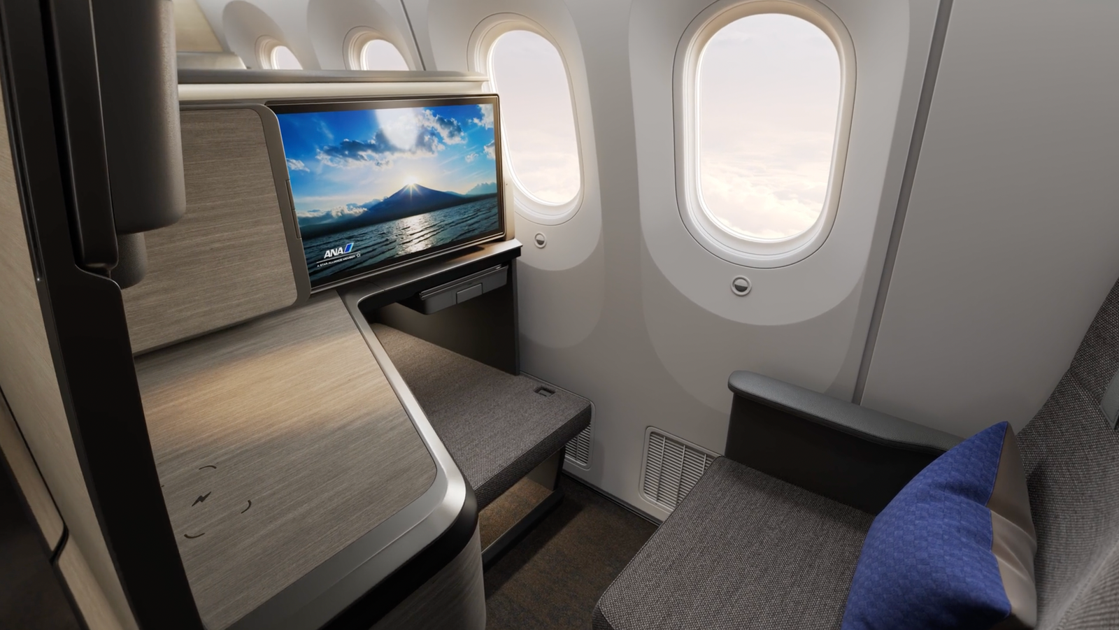 ANA: THE Room FX Business Class Suite CGI by Neutral Digital